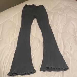 UO Esme washed ribbed flare pants